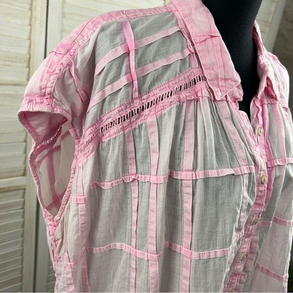 Anthropologie Pilcro Serena Surf Top Blouse XL - Picture 4 of 14